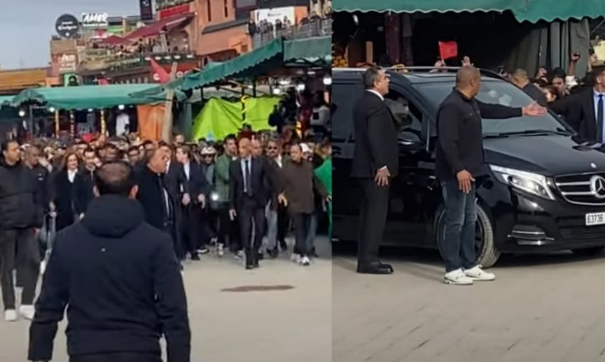 ولي العهد والأميرة لالة سلمى والأميرة لالة خديجة يشاركون المواطنين أجواء "جامع الفنا" 