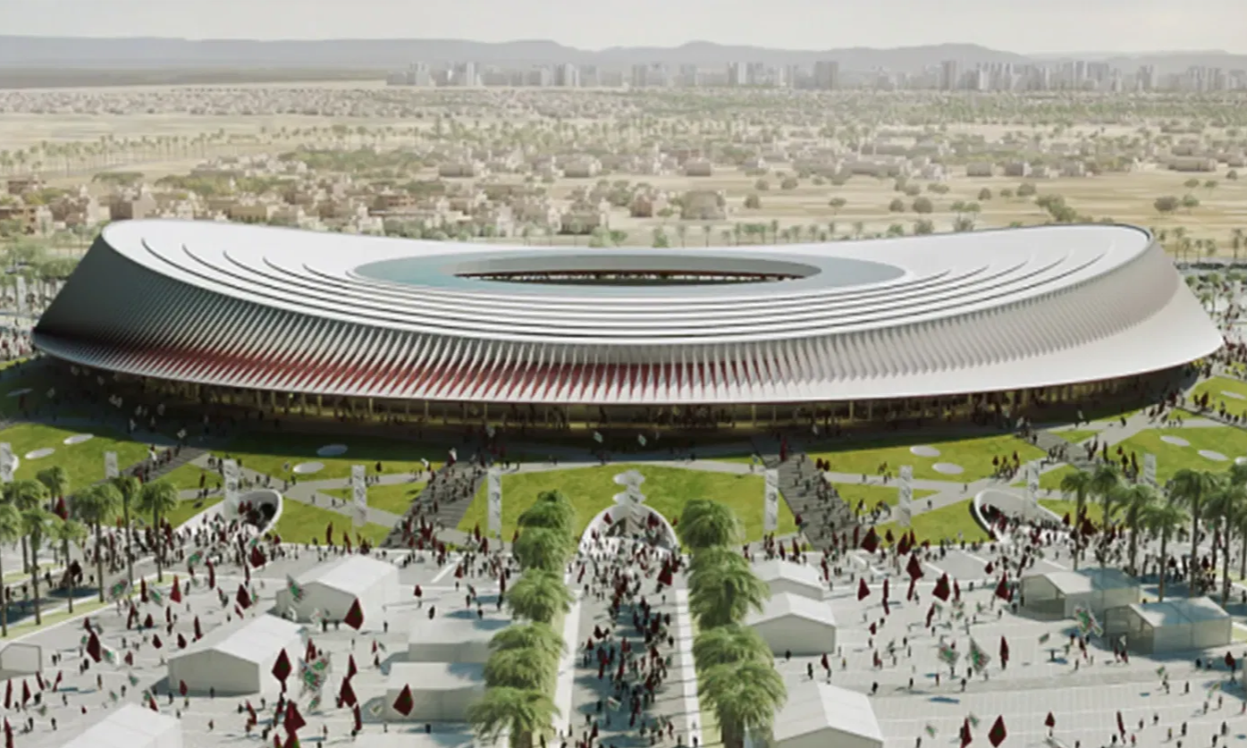 أفردت يومية ماركا الرياضية الإسبانية تقريرا عن ملعب الحسن الثاني الكبير المستقبلي بمدينة الدار البيضاء، واصفة إياه بـ تحفة هندسية مرشحة لأن تصبح صرح كأس العالم 2030 