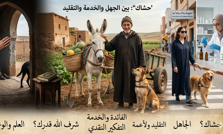 كلمة "حَشَاكْ" في أحاديث الناس المتداولة 