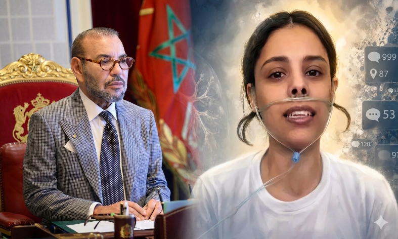 الملك يعطي تعليماته للتكفل بحالة الشابة سلمى 