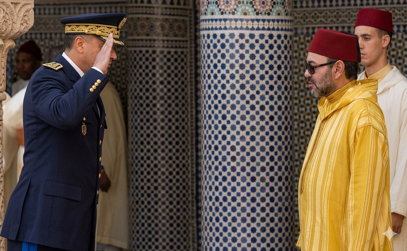 الملك محمد السادس يبعث رسالة إلى عبد اللطيف حموشي ردا على برقية الولاء والإخلاص التي رفعها إلى مقامه بمناسبة الذكرى 70 لتأسيس المديرية العامة للأمن الوطني 